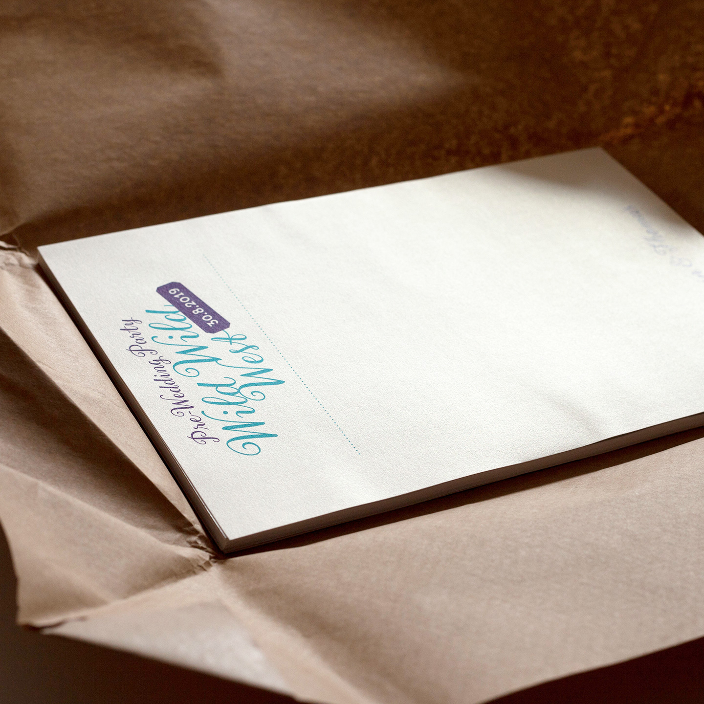 Printed template for announcements at the wedding Printed template for announcements at the wedding