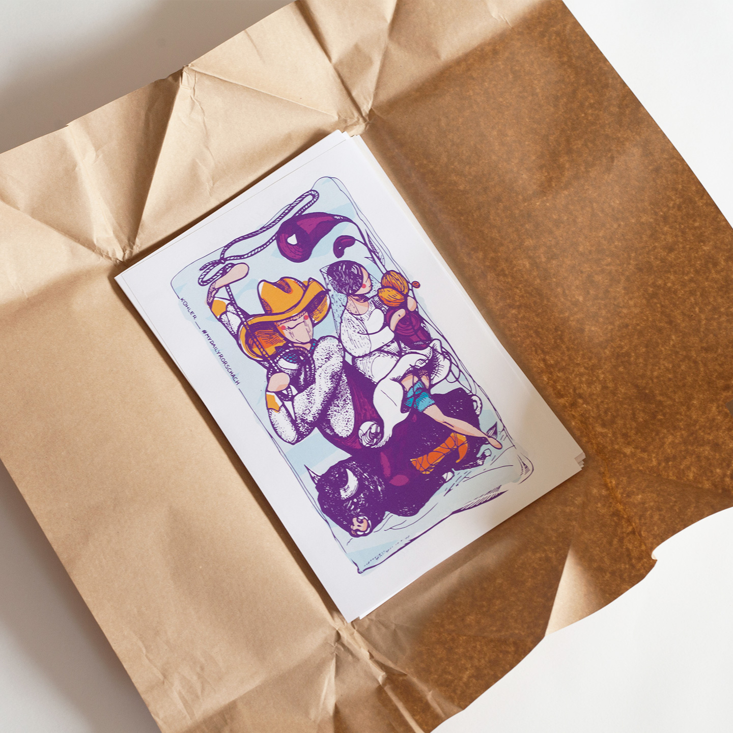 Wedding posters in wrapping paper Wedding posters in wrapping paper