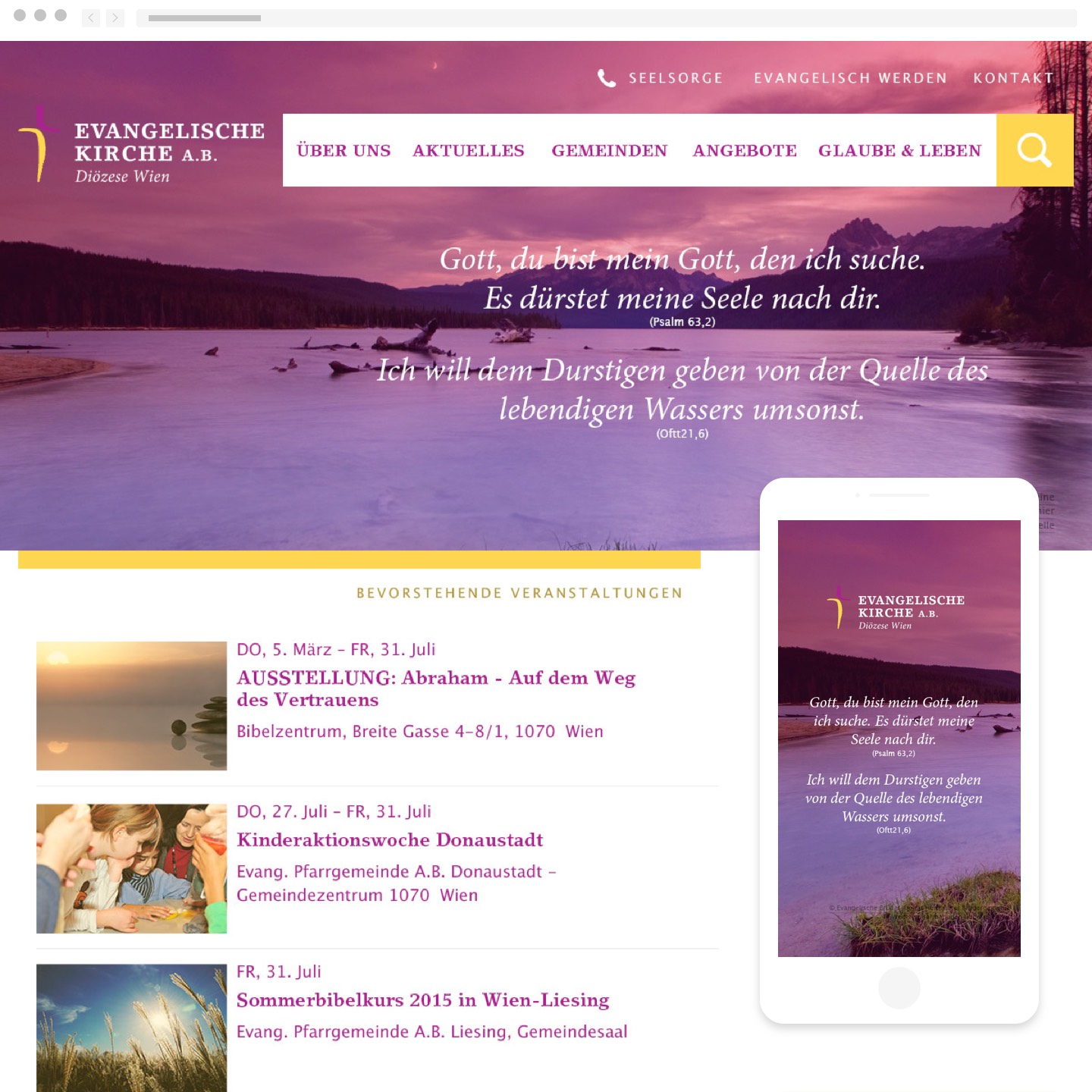 evang-wien.at – homepage design evang-wien.at – homepage design