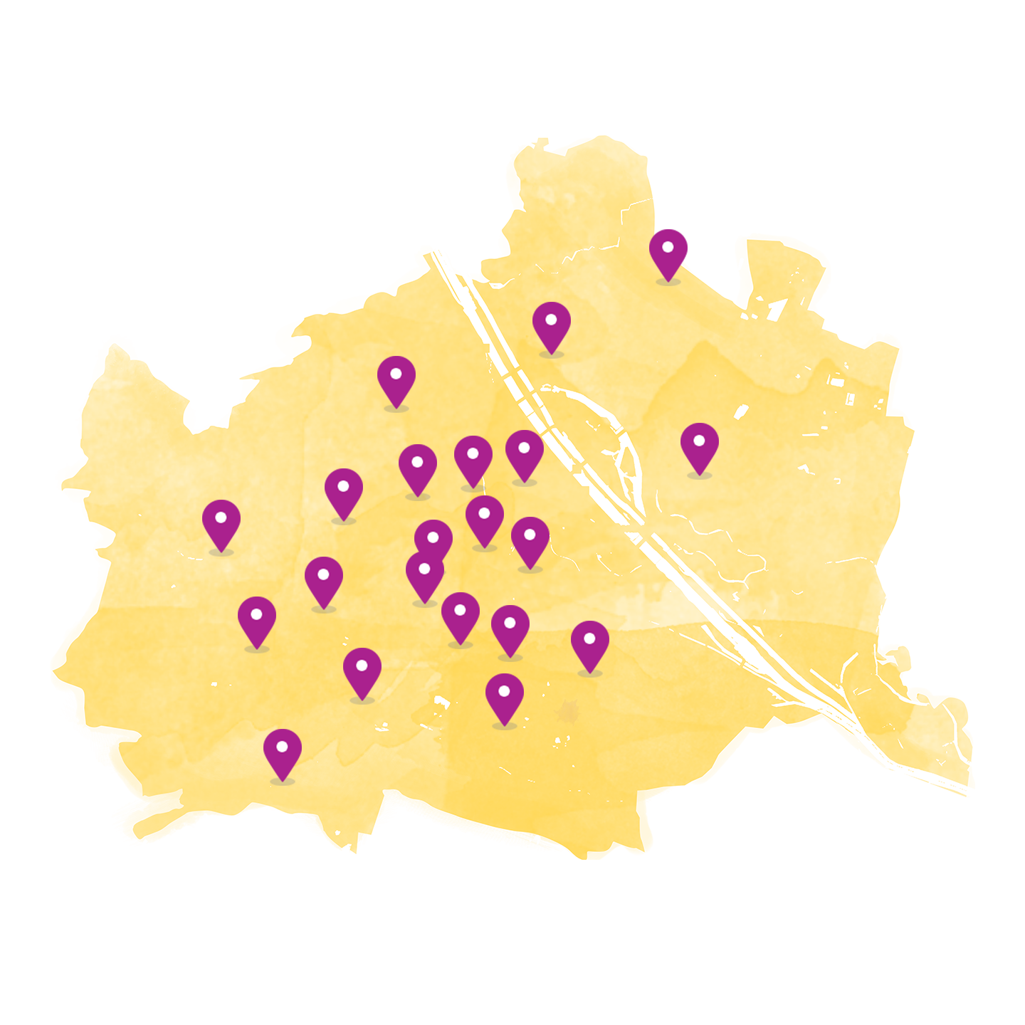 evang-wien.at – illustrated map of curch locations evang-wien.at – illustrated map of curch locations